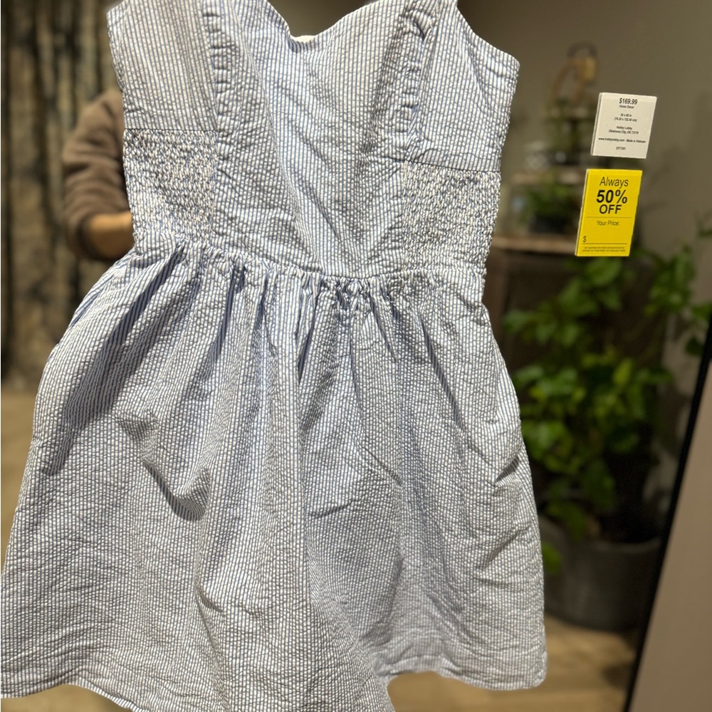 Lilly Pulitzer Blue and White Kids Casual Dress